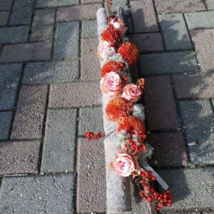 grafwerk met schors